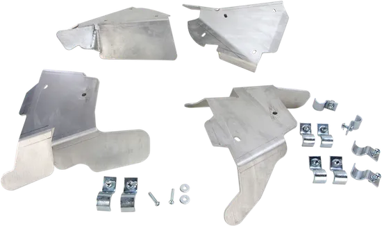 Moose Bolt On Aluminum Front A Arm Skid Plate Guards