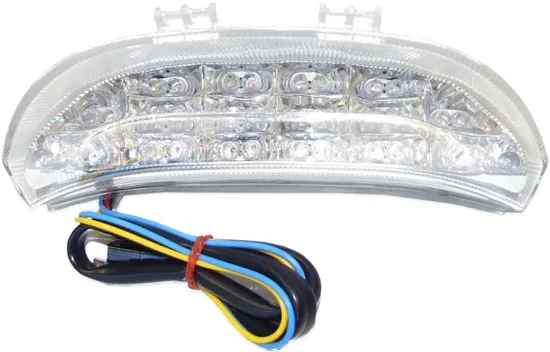 DMP Powergrid Integrated LED Tail Light Turn Signal Clear Lens