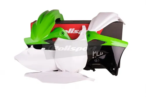 Polisport Plastic Fender Body Kit Set Green White Black
Kawasaki KX450F