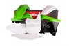 Polisport Plastic Fender Body Kit Set Green White Black 
Kawasaki KX450F