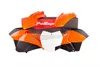 Polisport Plastic Fender Body Kit Set Orange Black White