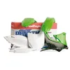 Polisport Plastic Fender Body Kit Set Green White KX85 KX100 KX65