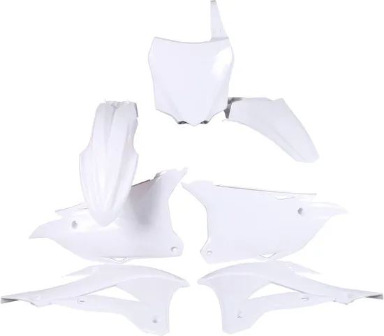 Polisport Plastic Fender Body Kit Set White KX65 KX85 KX100