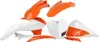 Polisport Plastic Fender Body Kit Set Orange White