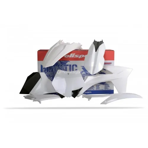 Polisport Full MX Plastic Kit Set White