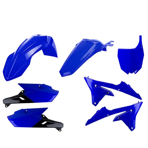Polisport Plastic Fender Body Kit Set Blue Black 1