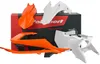 Polisport Plastic Fender Body Kit Set Orange White KTM 65