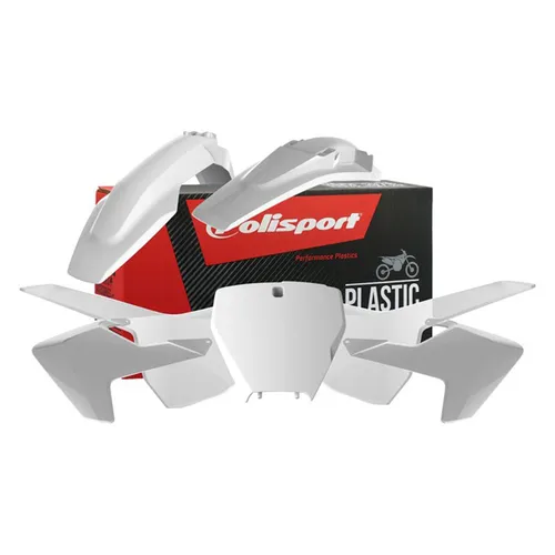 Polisport Plastic Fender Body Kit Set White