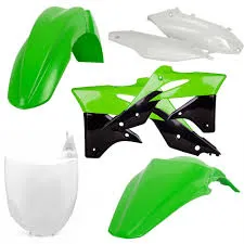 Polisport Plastic Fender Body Kit Set Green White
Kawasaki KX250F