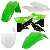 Polisport Plastic Fender Body Kit Set Green White 
Kawasaki KX250F