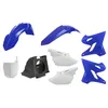 Polisport Plastic Fender Body Kit Set Blue White 
Yamaha YZ125 YZ250