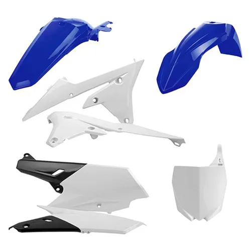 Polisport Plastic Fender Body Kit Set Blue White