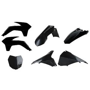 Polisport Full MX Plastic Kit Set Black