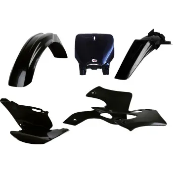 Polisport Full MX Plastic Kit Set Black