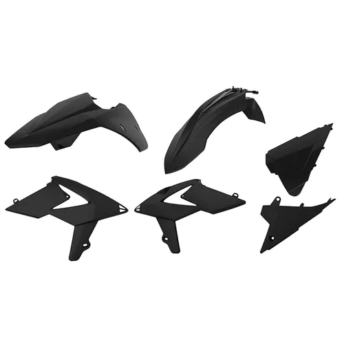 Polisport Plastic Fender Body Kit Set Black 1