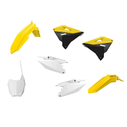 Polisport Restyle Plastic Kit White Yellow Black
