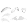 Polisport Enduro Plastic Fender Body Kit Set White