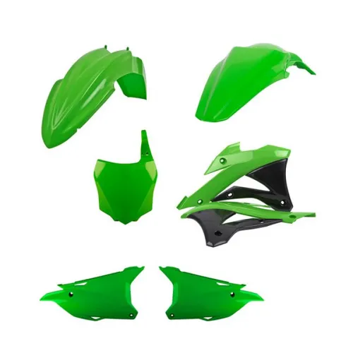 Polisport Plastic Fender Body Kit Set Lime Green
