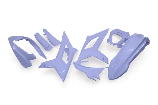 Polisport Complete Enduro Plastic Body Kit Set White