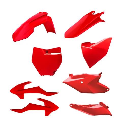 Polisport Plastic Fender Body Kit Set Red