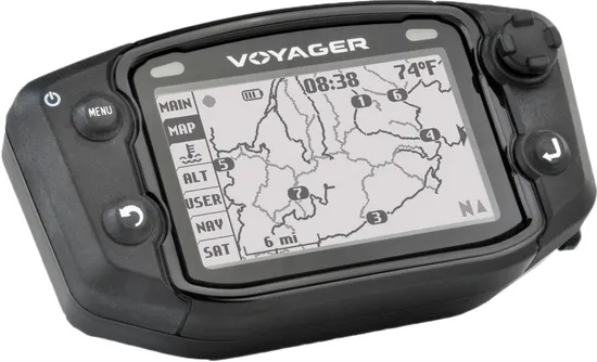 Trail Tech Voyager GPS Computer Kit Black Backlit LCD Display 3