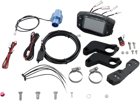Trail Tech Voyager GPS Computer Kit Black Backlit LCD Display