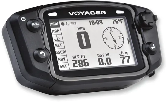 Trail Tech Voyager GPS Computer Kit Black Backlit LCD Display