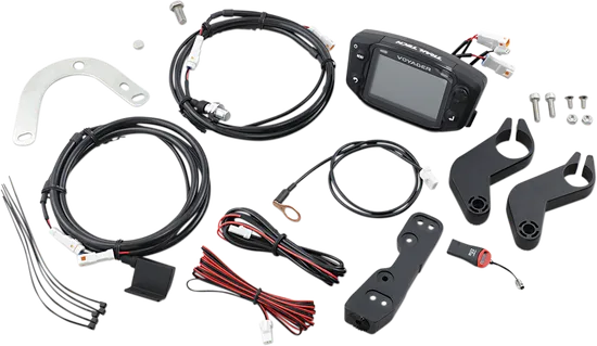 Trail Tech Voyager GPS Computer Kit Black Backlit LCD Display