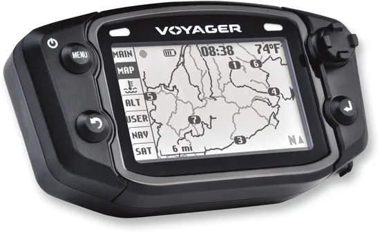 Trail Tech Voyager GPS Computer Kit Black Backlit LCD Display