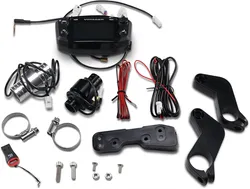 Trail Tech Voyager GPS Computer Kit Black Backlit LCD Display