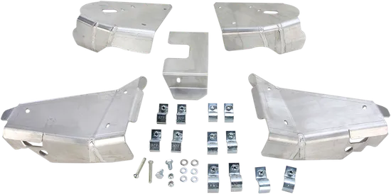 Moose Bolt On Aluminum Front A Arm Skid Plate Guards 1