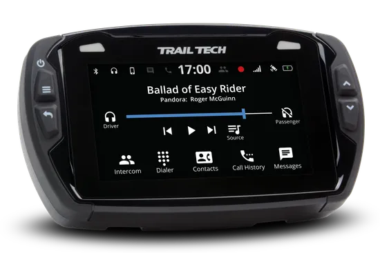 Trail Tech Voyager Pro GPS Computer Tachometer Kit Black Display
