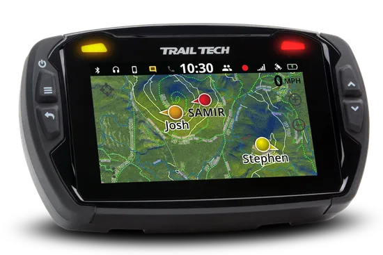 Trail Tech Voyager Pro GPS Computer Tachometer Kit Black Display