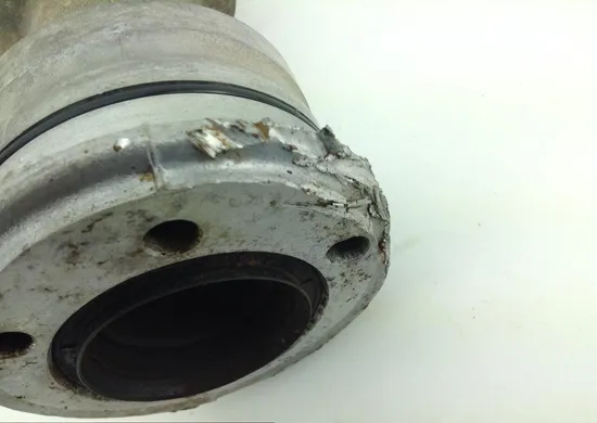 Rear Wheel Axle Bearing Carrier 2009 Yamaha YFZ450 1103A PARTS