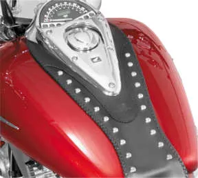 Mustang Black Studded Felt Lined Tank Protector Bib