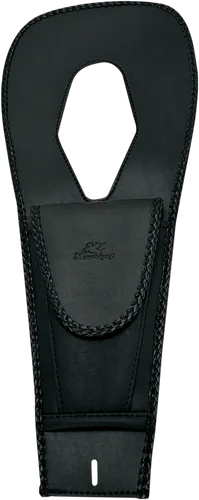 Mustang Black Original Felt Lined Tank Protector Bib W/ Pouch