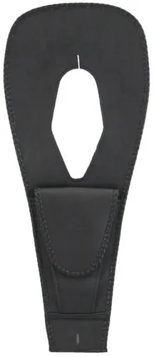 Mustang Black Original Felt Lined Tank Protector Bib W/ Pouch