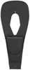 Mustang Black Original Felt Lined Tank Protector Bib W/ Pouch