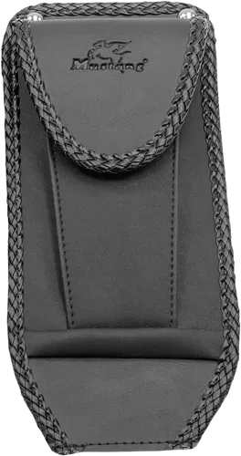 Mustang Black Felt Lined Tank Protector Bib w Pouch