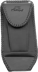 Mustang Black Felt Lined Tank Protector Bib w Pouch