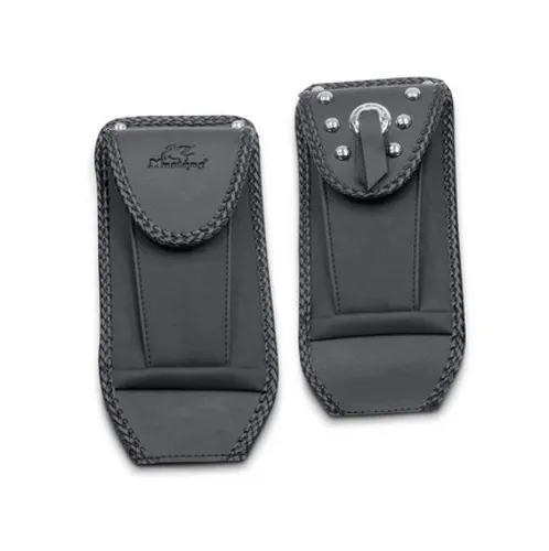 Mustang Black Original Felt Lined Tank Protector Bib W/ Pouch