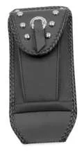 Mustang Black Studded Felt Lined Tank Protector Bib W/ Pouch