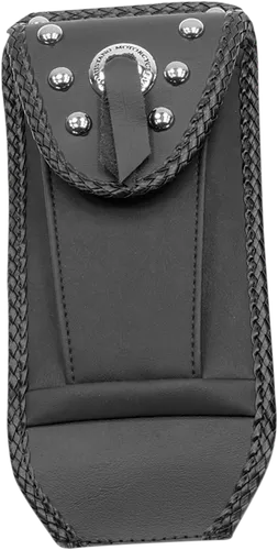 Mustang Black Studded Felt Lined Tank Protector Bib W/ Pouch