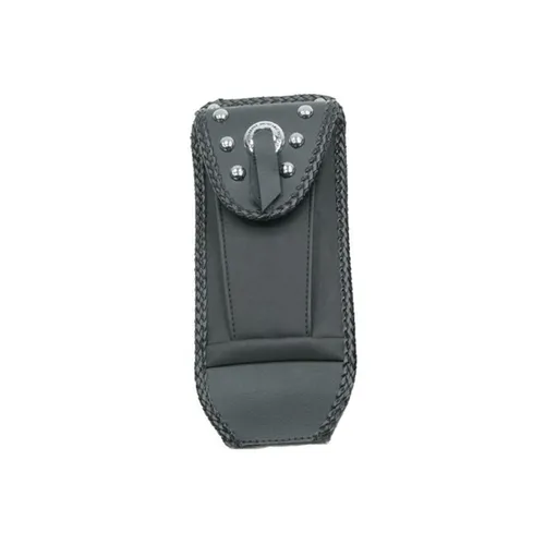 Mustang Black Studded Felt Lined Tank Protector Bib W/ Pouch