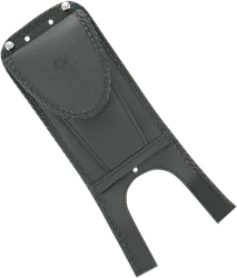 Mustang Black Original Felt Lined Tank Protector Bib W/ Pouch