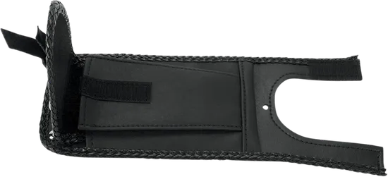 Mustang Black Studded Felt Lined Tank Protector Bib W/ Pouch