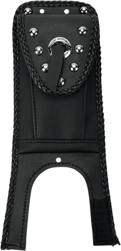 Mustang Black Studded Felt Lined Tank Protector Bib W/ Pouch