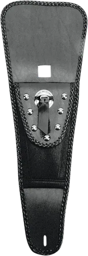 Mustang Black Studded Felt Lined Tank Protector Bib w Pouch