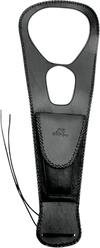 Mustang Black Original Felt Lined Tank Protector Bib W/ Pouch 3
