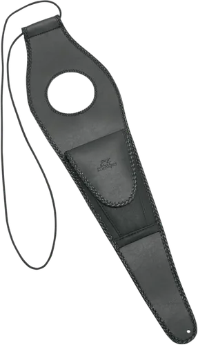 Mustang Black Felt Lined Tank Protector Bib w Pouch